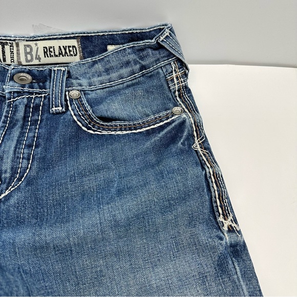 Ariat B4 Jeans Boys Size 16 Relaxed Boot Cut Denim Work Cowboy - Picture 7 of 12